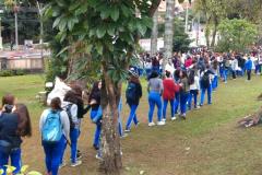 O Plano de Abandono Escolar foi colocado em prática, nesta quinta-feira (27), em todos os períodos, nas unidades de atendimento aos estudantes do Colégio Estadual do Paraná (CEP). 