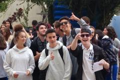 No último evento da programação do aniversário do Colégio Estadual do Paraná (CEP), realizado na tarde desta sexta-feira (29) no CEP-CEP, estudantes, professores, funcionários e convidados comemoraram também os 69 anos do prédio histórico, fundado em 29 de março de 1950.