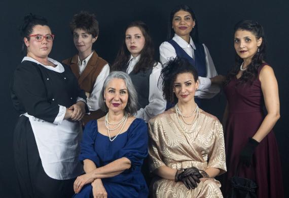 Elenco da peça Festim, em 2025