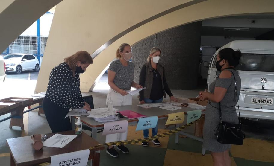 O repasse está sendo realizado na unidade Tiradentes (CEP-Tiradentes), que fica ao lado do prédio histórico do CEP, na região central da cidade.