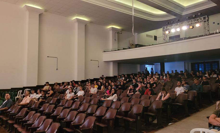 Aula inaugural do período noturno, em 6 de fevereiro de 2023