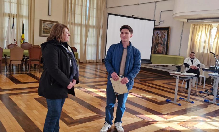 Entrega do Certificado de Monitoria