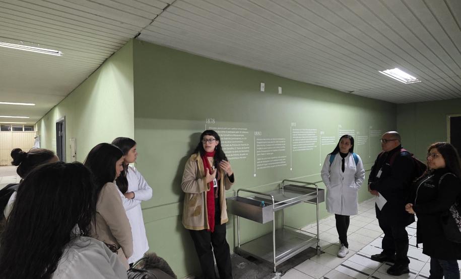 Turma do Saúde Bucal visita Museu Paranaense de Ciências Forenses