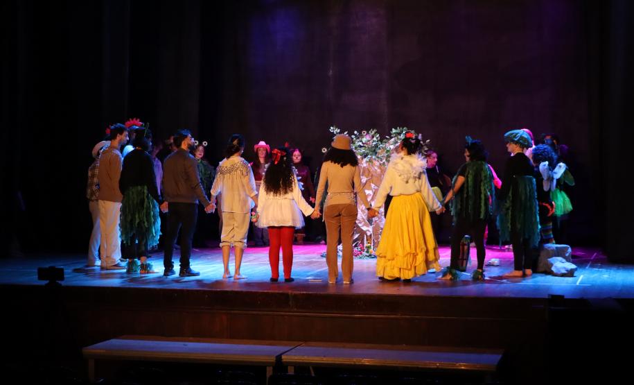 Exercícios cênicos do Técnico em Teatro