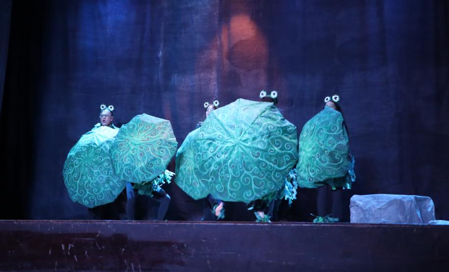 Exercícios cênicos do Técnico em Teatro