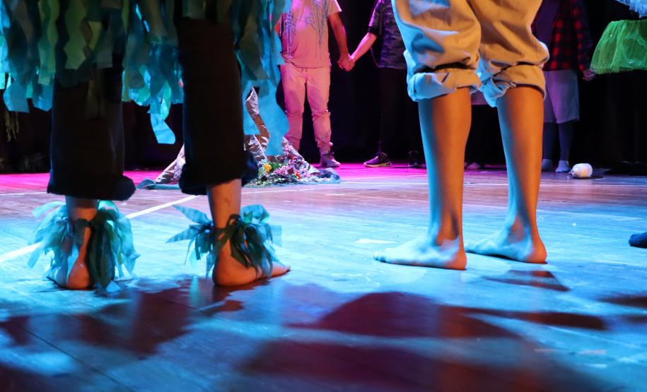 Exercícios cênicos do Técnico em Teatro