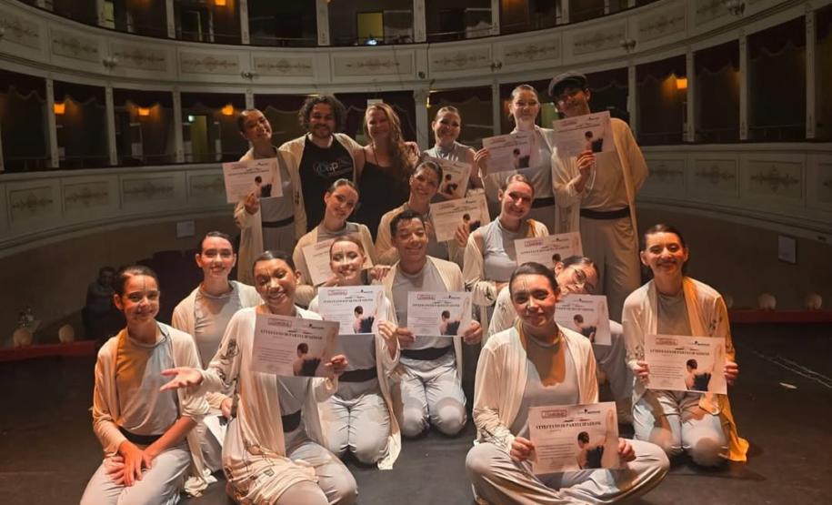 Dancep em apresentações na Itália