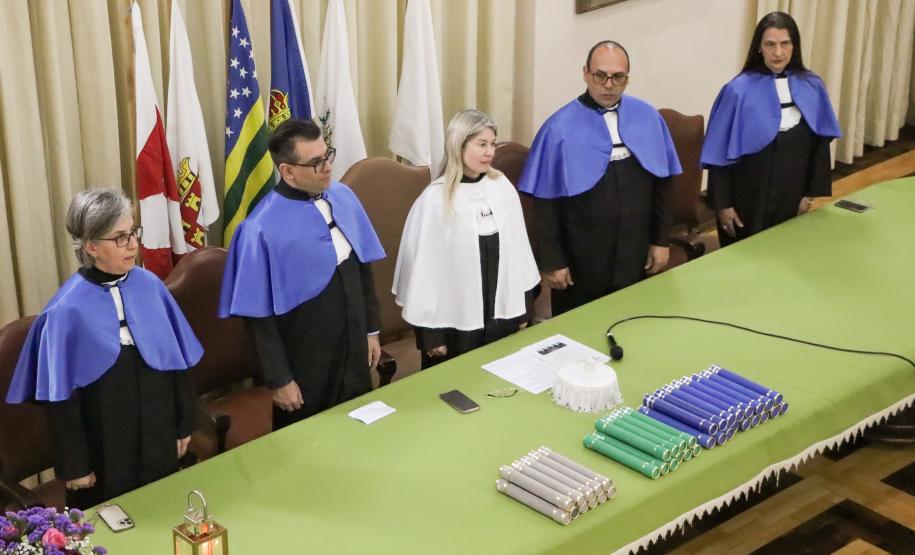 Cerimônia de outorga de grau da educação profissional subsequente