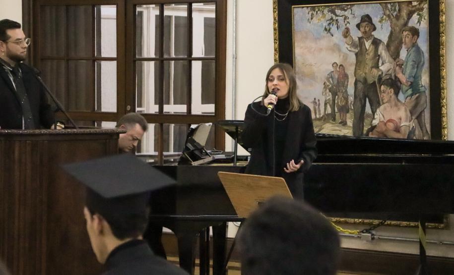 Cerimônia de outorga de grau da educação profissional subsequente