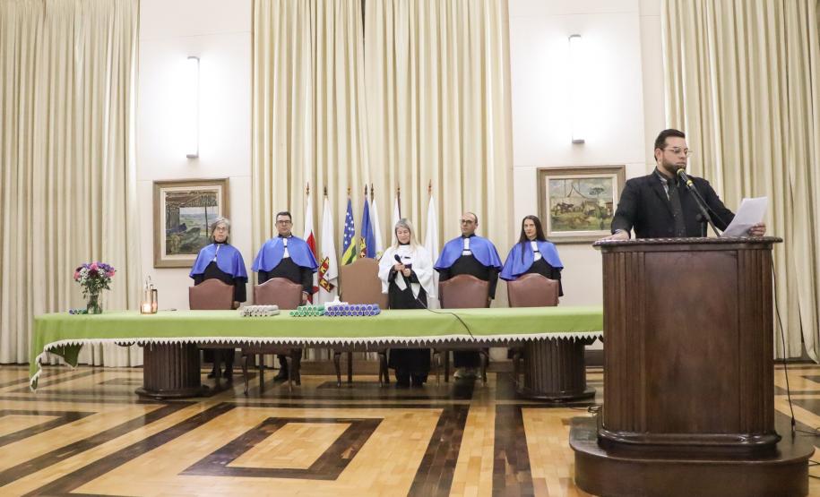 Cerimônia de outorga de grau da educação profissional subsequente