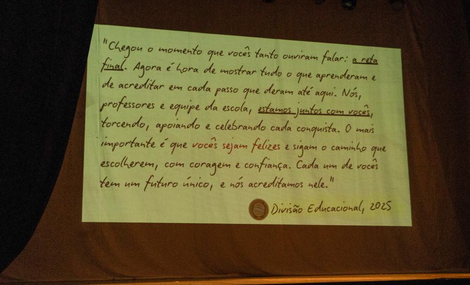 Bate-papo sobre a reta final para os terceirões