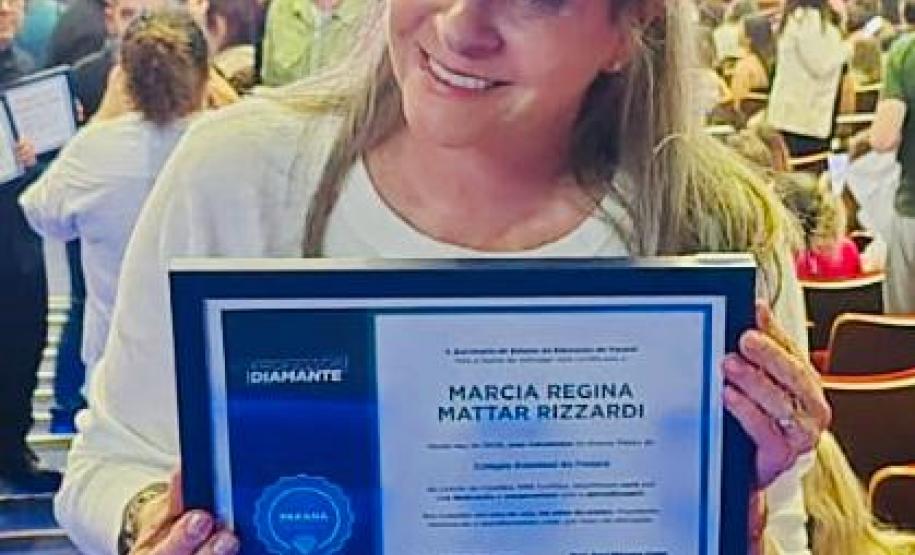 Docentes e diretora-geral do CEP, na solenidade do Fala, estudante!