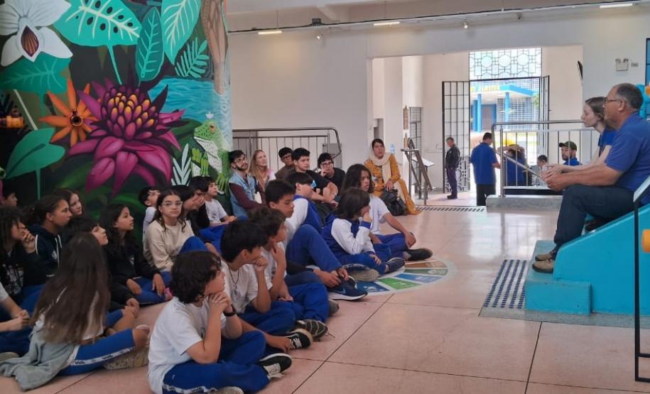 Estudantes visitam Museu Planeta Água