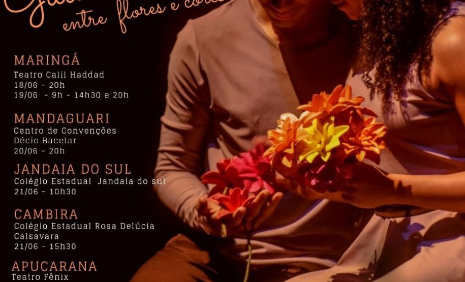 Grupo de Dança Contemporânea do Colégio Estadual do Paraná (Dancep) se apresentar em cinco cidades da região Noroeste do Estado: Maringá, Mandaguari, Jandaia do Sul, Cambira e Apucarana.