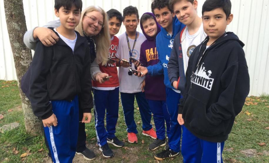 Os estudantes dos 7° anos do Ensino Fundamental do Colégio Estadual do Paraná (CEP) usaram da criatividade para falar sobre Bullying