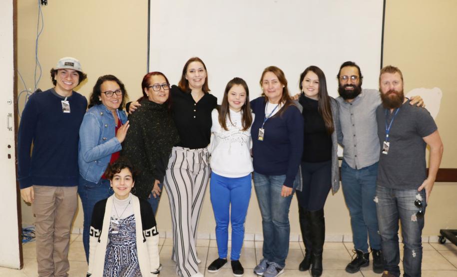 Os estudantes do 3° ano do Curso de Técnico em Teatro participaram, na quarta-feira (7), de uma atividade especial que busca promover mais educação inclusiva no Colégio Estadual do Paraná (CEP).