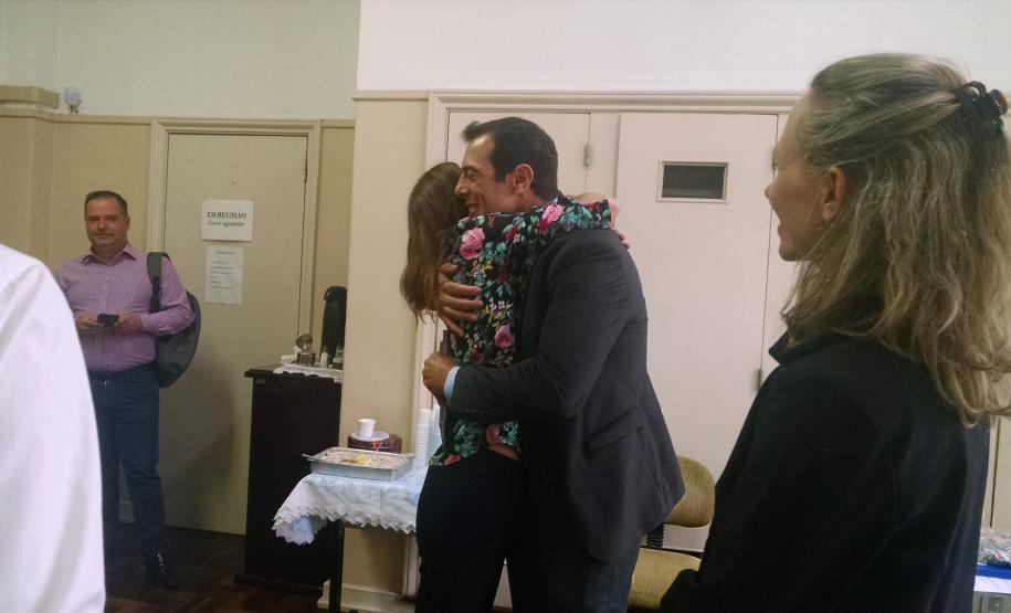 Secretário de Educação do Paraná visita o Colégio Estadual do Paraná.