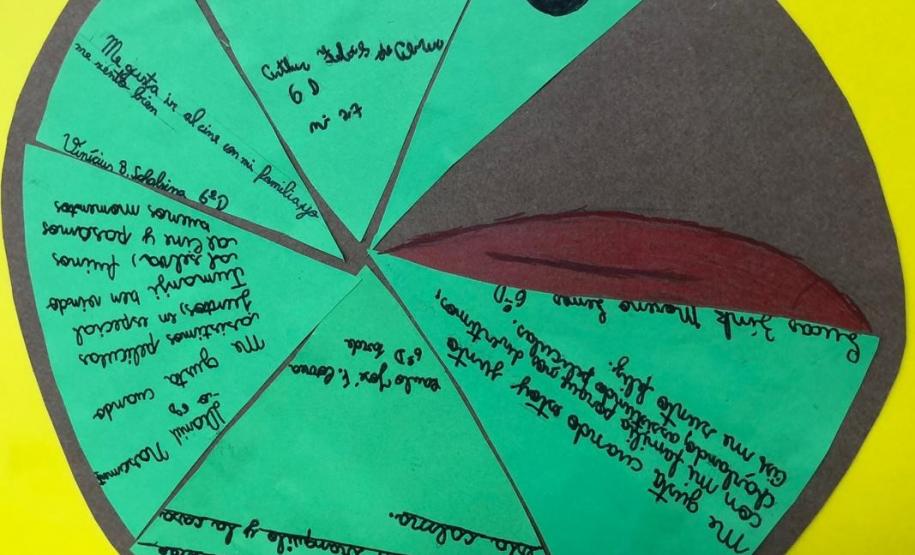 Giselle 3 Os estudantes dos 6°s anos do Ensino Fundamental estão trabalhando o tema da diversidade familiar nas aulas curriculares de Língua Espanhola, ministradas no Colégio Estadual Tiradentes (CEP-Tiradentes). Além de aprender novos vocabulários da língua hispânica, os estudantes também reforçam valores e conceitos presentes na sociedade moderna, em suas diferentes constituições de núcleos familiares.