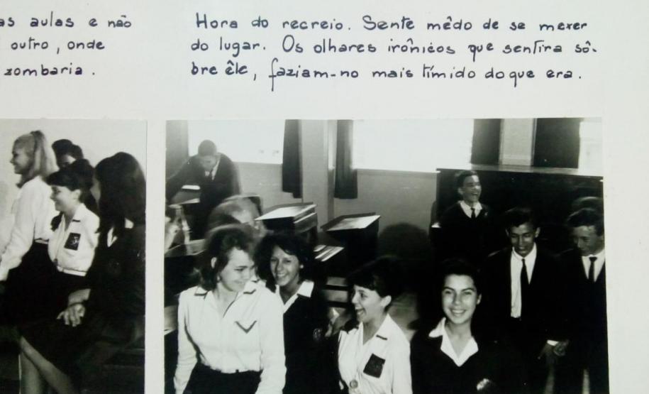 foto2 O abre e fecha de gavetas na Escolinha de Arte do Colégio Estadual do Paraná (CEP) resultou no achado de uma história contada no formato de fotonovela, que revela memórias da escola e da vida estudantil vivenciada por estudantes na década de 60
