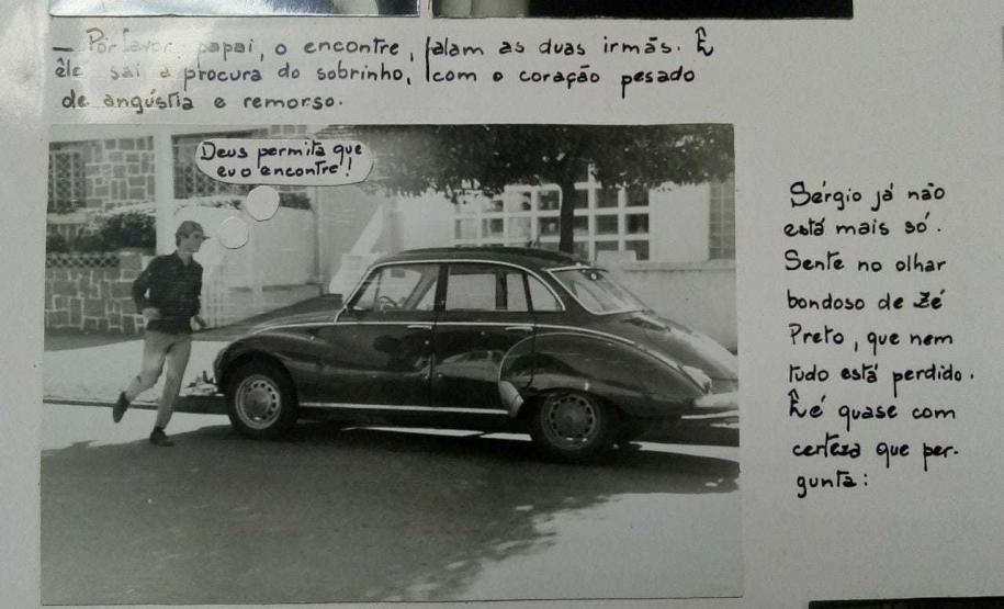 foto4 O abre e fecha de gavetas na Escolinha de Arte do Colégio Estadual do Paraná (CEP) resultou no achado de uma história contada no formato de fotonovela, que revela memórias da escola e da vida estudantil vivenciada por estudantes na década de 60