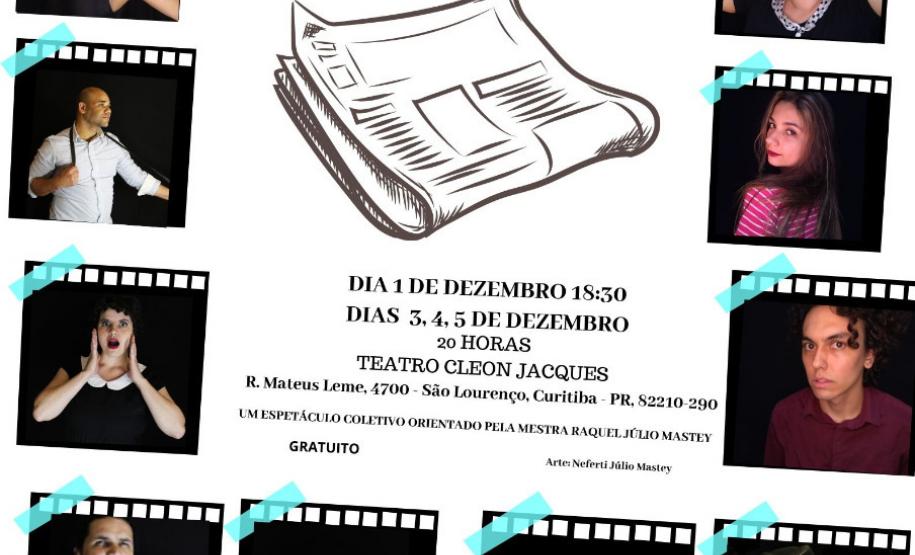 Foto 5 E no próximo domingo (1°), às 18h30, no Teatro Cleon Jacques, tem a estreia de “Beijo no Asfalto”, uma adaptação do texto de Nelson Rodrigues, com orientação da professora Raquel Júlio Mastey, Direção de Arte de Neferty Júlio Mastey e realização da Cia. Construcena.