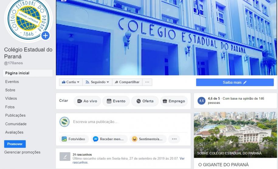 Foto 4 A página do Facebook do CEP (facebook.com/170anos/), que atualmente conta com quase 12,5 mil usuários, também traz números expressivos, com aumento de cerca de 2 mil pessoas só nesses últimos dez meses.