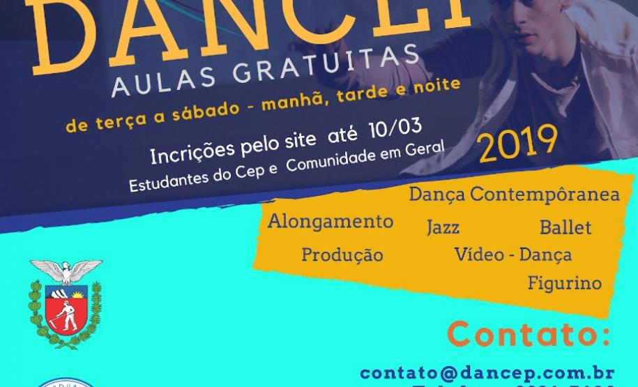 dancep_inscrição Ainda dá tempo para se inscrever no DANCEP! A inscrição pode ser feita no site do CEP. Venha dançar essa ideia!