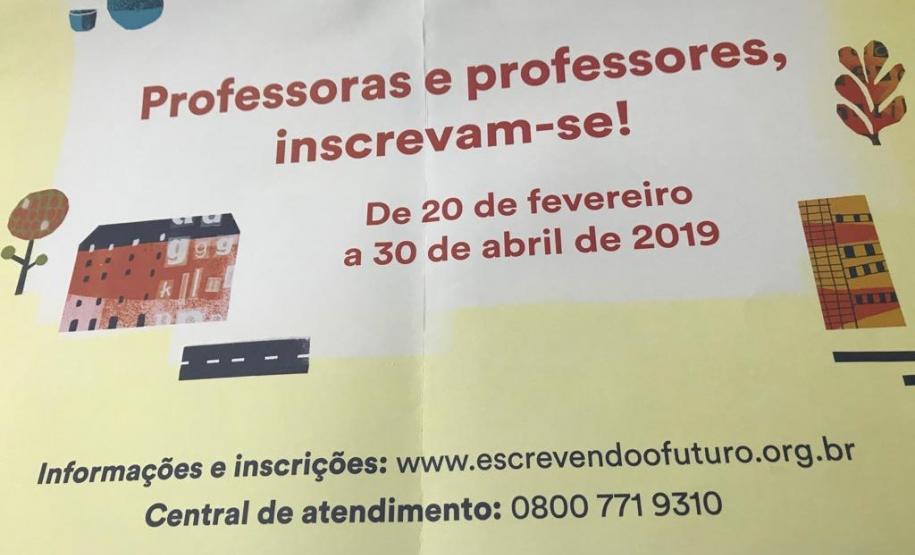 A inscrição para os estudantes do Colégio Estadual do Paraná (CEP) deve ser feita pelo Professor de Língua Portuguesa disposto a participar com suas turmas. A adesão é feita pelo site www.escrevendoofuturo.org.br.