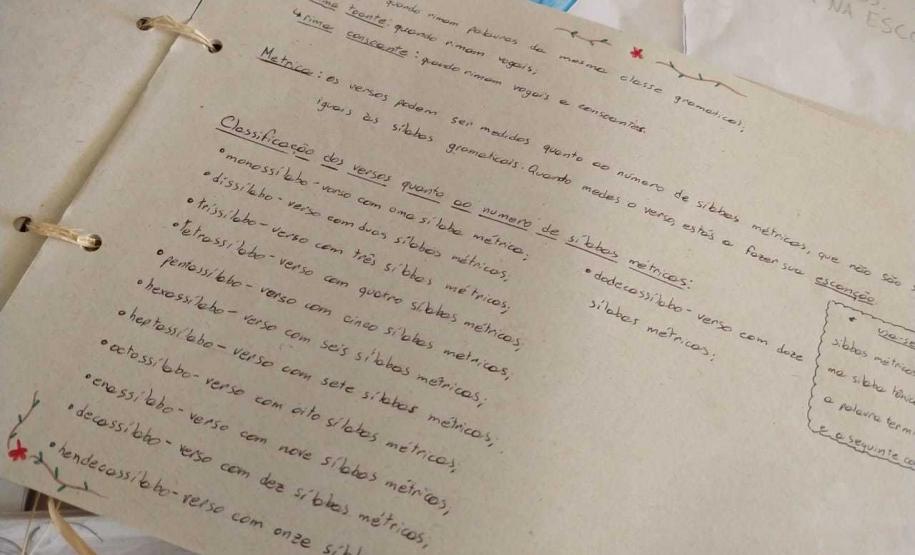 Estudantes mostram que sabem fazer poesias e refletir sobre as questões humanas